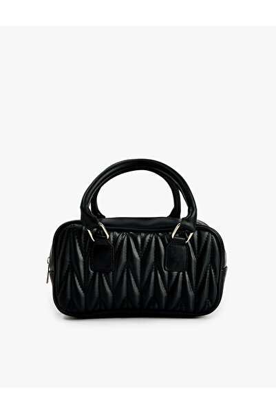 Koton Geantă de mână și de umăr din piele artificială, cu detaliu cusut, mâne...