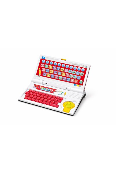 TOY LAND جهاز تعليمي للأطفال على شكل كمبيوتر محمول، مزود بـ ٢٦ كلمة إنجليزية،...