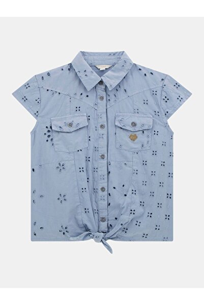 Guess بلوزة بفتحات معدنية