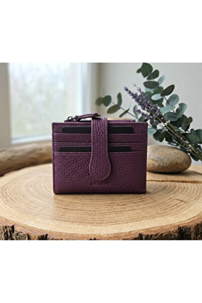 PASSTELL %100 Hakiki Deri Unisex Model Kredi Kartlık ve Cüzdan