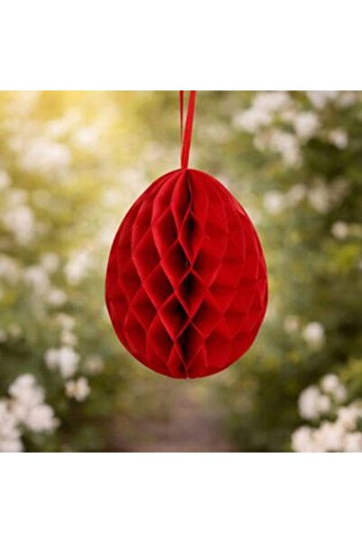 SHOPIENS Red Paper Egg 20 cm