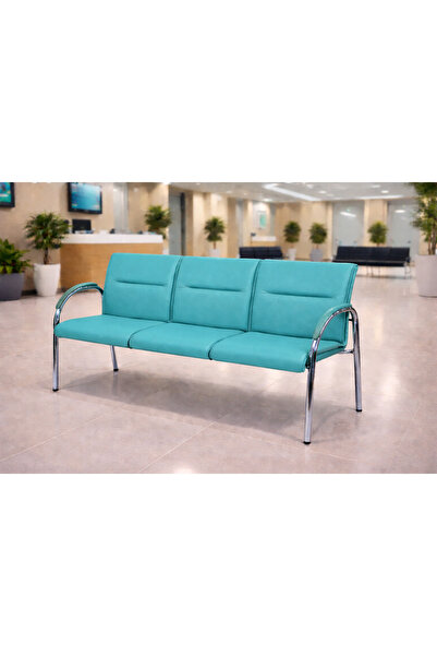 YRN OFIS Ofis üçlü bekleme koltuğu lobi bekleme alanı misafir koltuğu