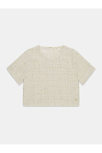 Guess Tweed cropped top