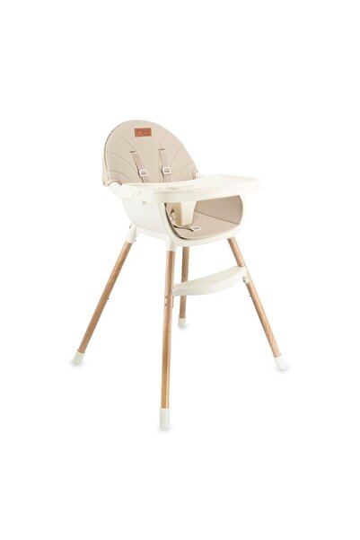 Momi Reki children's dining chair, Eco- Leather , Beige