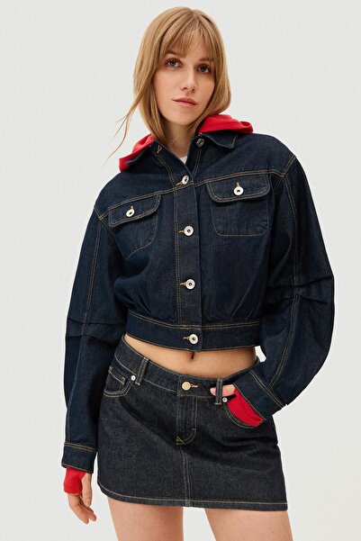 Bershka Denim mini etek