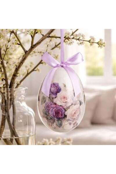 SHOPIENS Decorațiune ouă ecru 15 cm