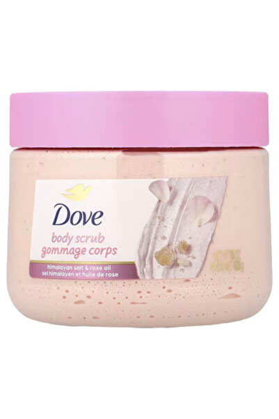 Dove Body Scrub with Himalayan Salt and Rose Oil – 425g