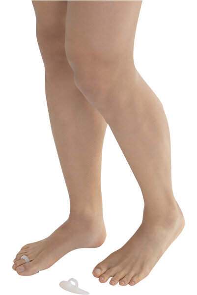 VİZOR Code:327 Silicone Hammer Toe Cushion (Single) Left Foot Standard Size