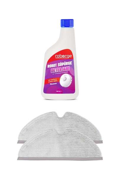 Roborge Roborock S5 MAX robotski usisivač 2-pak krpica za brisanje + deterdže...