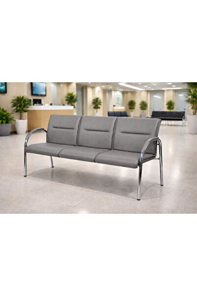 YRN OFIS Ofis üçlü bekleme koltuğu lobi bekleme alanı misafir koltuğu