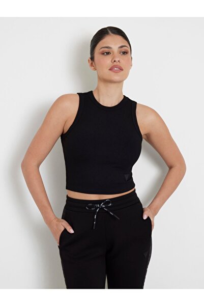 Guess Rib knit crop tank top