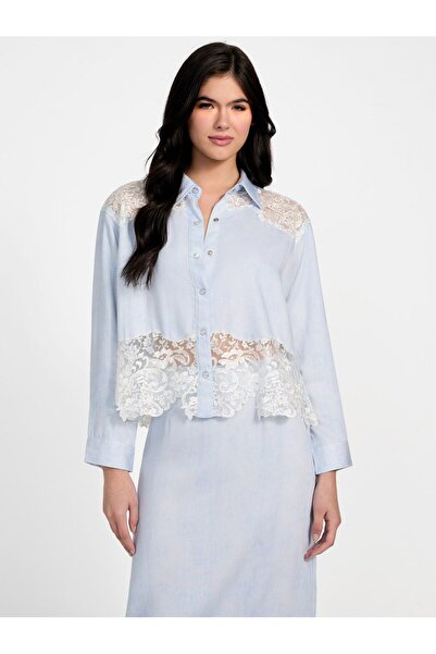 Guess قميص جينز من الليوسيل