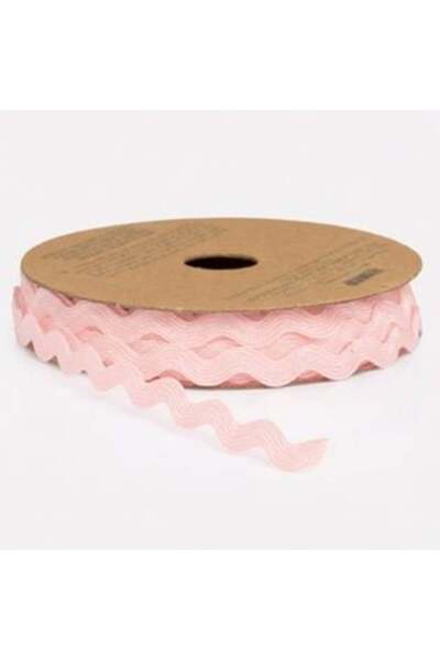 SHOPIENS Pink Zig Zag Wrapping Ribbon 5 m x 5 mm