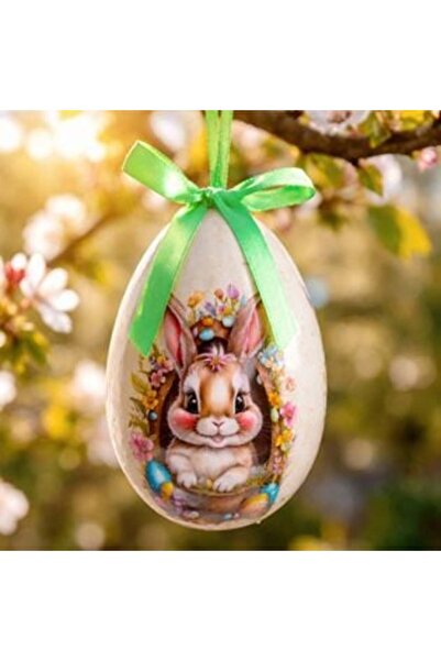 SHOPIENS Mint Green Egg Decoration 10 cm