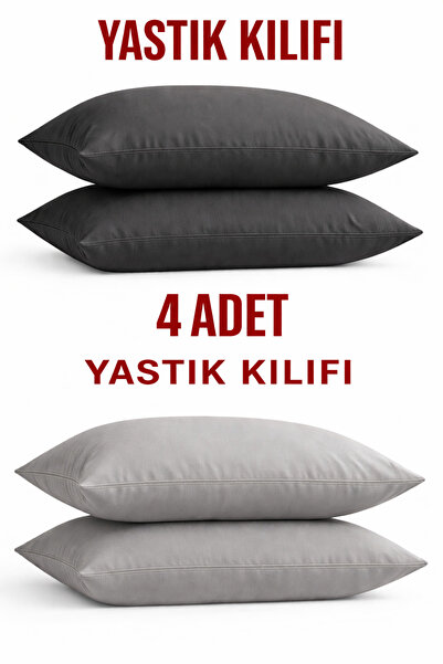 SADEN HOME Pamuk JASTUČNICA SIVA-ANTRACIT 50X70 CM
