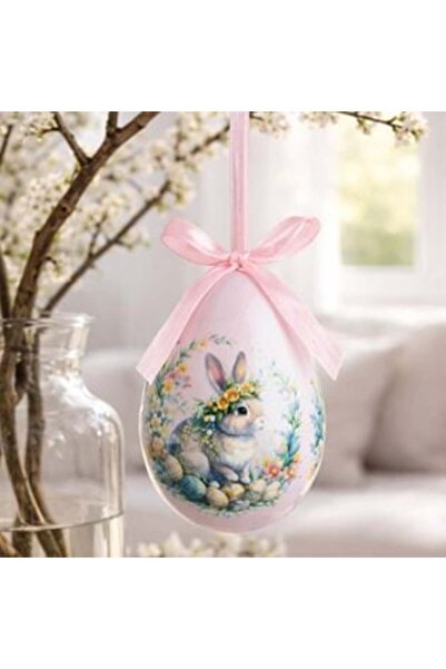 SHOPIENS Decorațiune ouă roz 10 cm