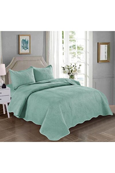 Truva Home Quilted Bedspread - 230x250 cm, Bedroom Decorative Set for Double Bed