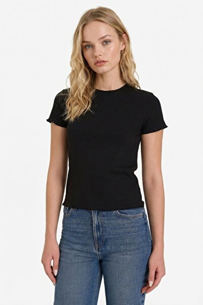 DeFacto Women's T-Shirt K7064Az/Bk81 Black