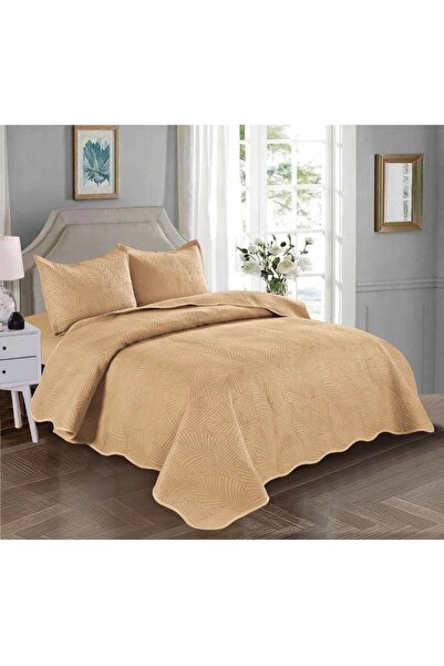 Truva Home Quilted Bedspread - 230x250 cm, Bedroom Decorative Set for Double Bed