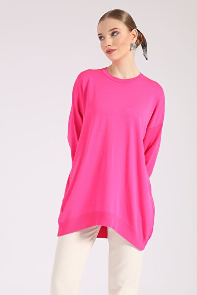 Suede Style 40408 - Women's Long Knitwear Sweater