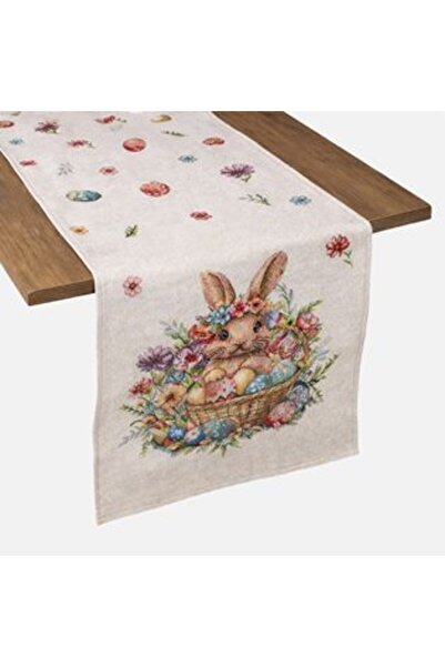 SHOPIENS Alergător de Paște Ecru 150 x 33 cm