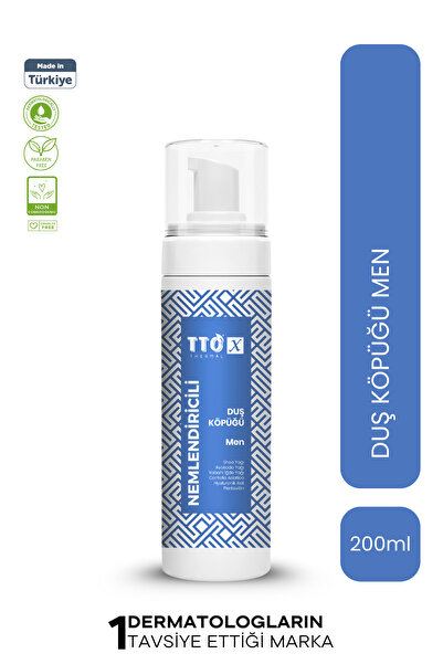 TTO -X Nemlendiricili Duş Köpüğü Men 200ml