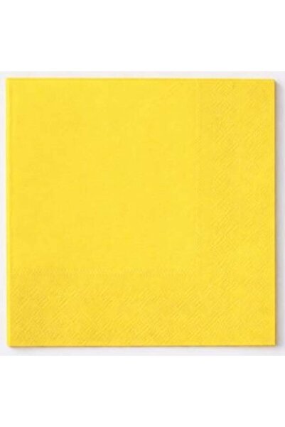 SHOPIENS Yellow 2-Ply Napkins 33 x 33 cm - 20 pcs