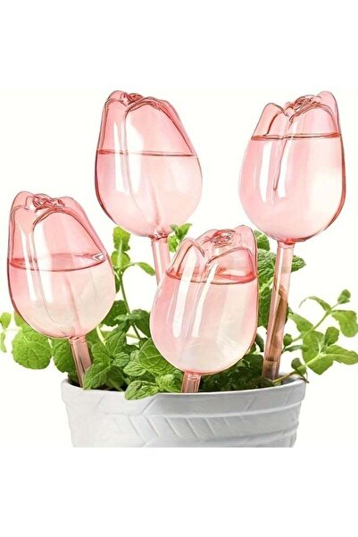 Arabest 4-Piece Plant Watering Globes, Glass Self-Watering Bulbs with Terraco...