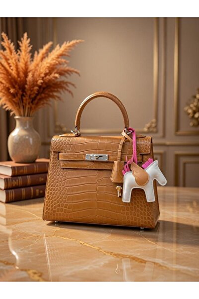 GENERAL'S Luxury women's Clutch Bag with crocodile-embossed Leather – large s...