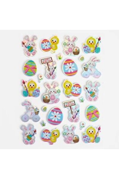 SHOPIENS Stickers Various Easter Designs - 27 pcs