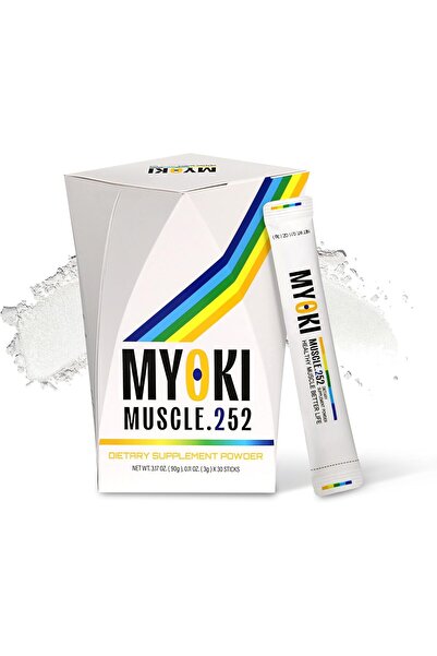 MyoKi Muscle Support Powder – Science-Backed Supplement for Lean Muscle, Stre...