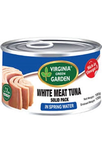 Virginia Green Garden White Tuna Solid In Spring Water 185 gm, pack of 48pcs