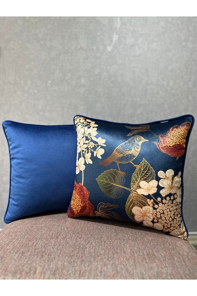 Fabricland Robin-937200 tamnoplava uvezena K Somot dvostruka kombinacija 43x43