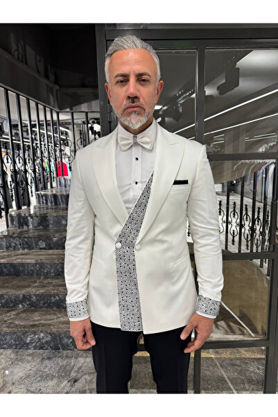 Fc Plus ÖN SATEN GARNİLİ TAŞLI TAKIM ELBİSE