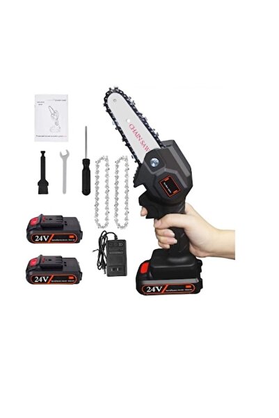 Neco Mini drujbă de 4 inci cu două baterii