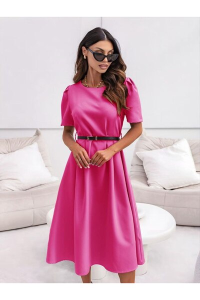 MAXORA SHOP Office dress with included eco- Leather buckle