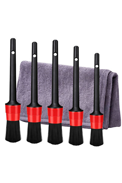 VERK Set de perii de detailing pentru mașini, curățare din microfibră