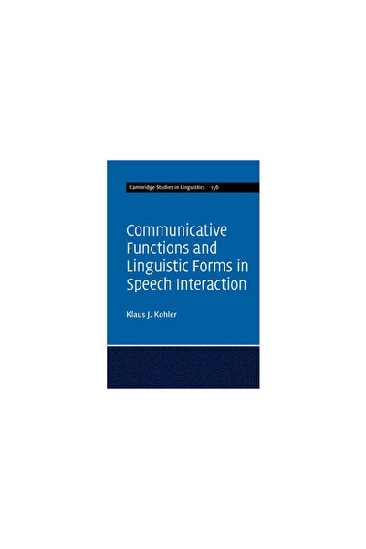 Cambridge Communicative Functions and Linguistic Forms in Speech Interaction