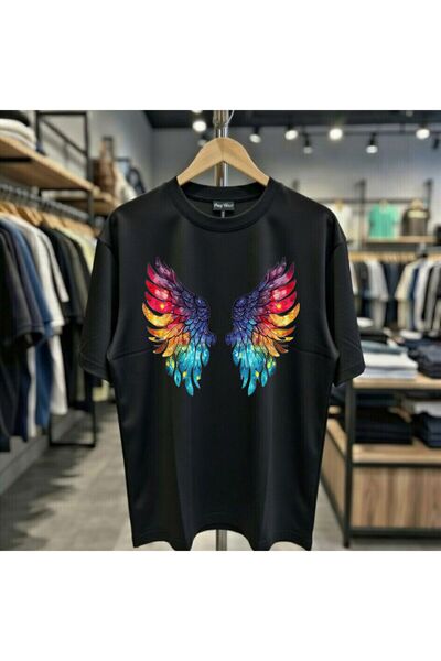 playwear Rainbow Kanaat majica sa širokim krojem, 100% pamuk, široka i opušte...