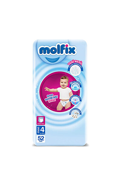 Molfix Fırsat 4 Beden 52 Adet Bebek Bezi
