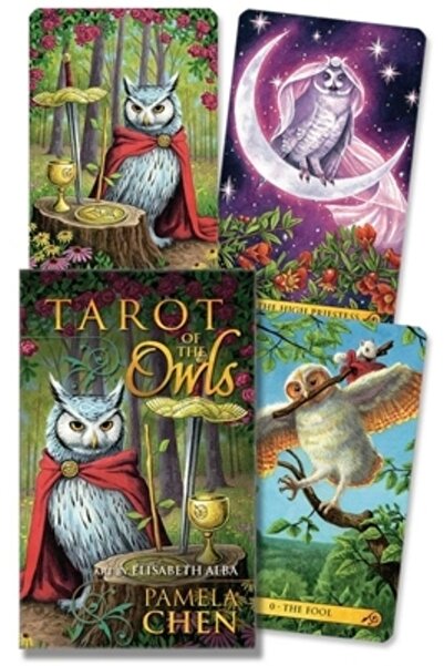 Llewellyn Pub Mini pachet de Tarot al Bufnițelor
