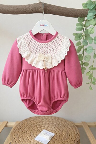 bebekstra Kız Bebek Tokalı Romper
