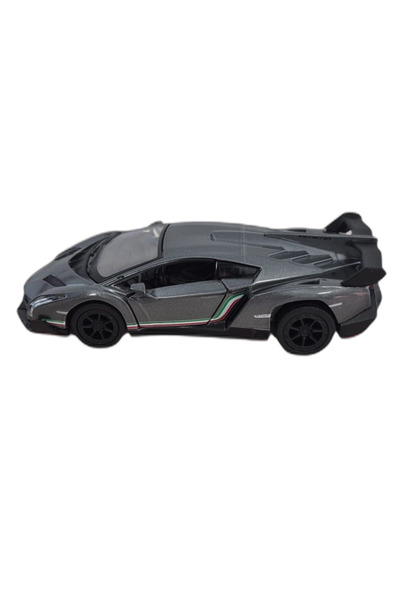 Piccolini PICC Lamborghini Veneno Collectible Die-Cast Car Model – Gray Sidef...