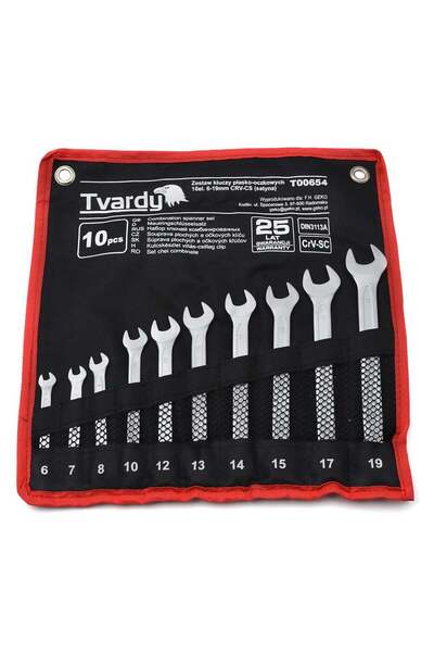 GEKO COMBINATION WRENCH SET 6-19MM 10 PIECES