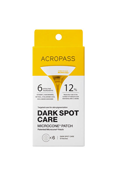 ACROPASS Dark Spot Care 6 Patches Plasturi cu micro-ace 6 buc