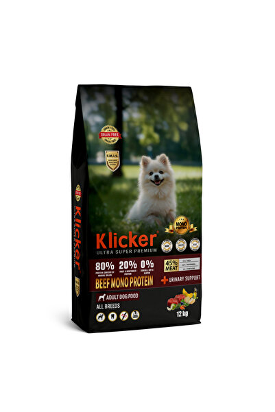 klicker Yetişkin Köpek Maması Mono Protein Biftekli 12 Kg