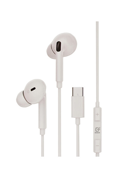 BASKIN Wired Audio Headphones EA-004, Microphone, USB-C connector, Wired Cont...