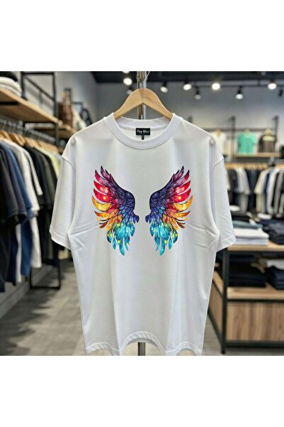 playwear Rainbow Kanaat majica sa širokim krojem, 100% pamuk, široka i opušte...