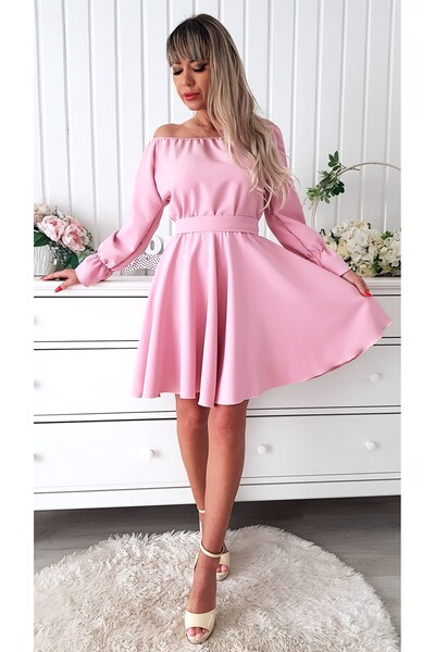 Voguesta Nina Short Dress Pink