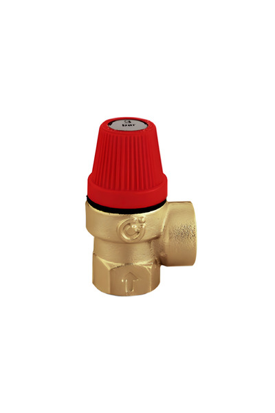 regata Supapă de siguranță din alamă 1/2" 6 bar Premium pentru sisteme de înc...